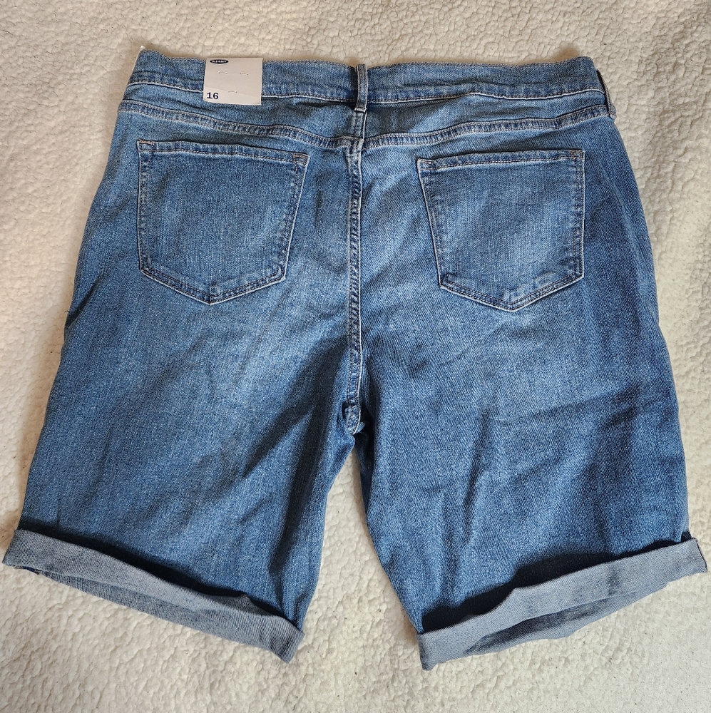 Old Navy Blue Denim Shorts - Picture 4 of 4